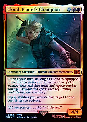 Cloud, Planet's Champion (Starter Kit Foil)