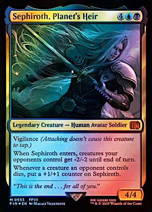 Sephiroth, Planet's Heir (Starter Kit Foil)